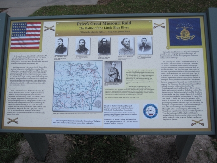 Little Blue Battlefield Memorial - Price's Great Missouri Raid